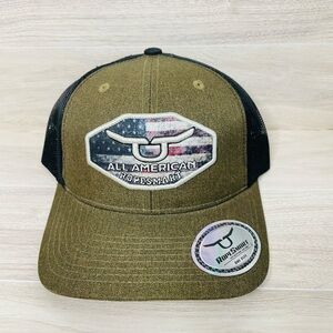Olive and Black Cap